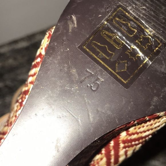 Anthropologie FARYL ROBIN Wedges size 7.5 - Picture 9 of 9